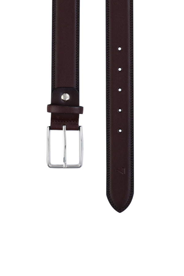Leather Man Belt Brown