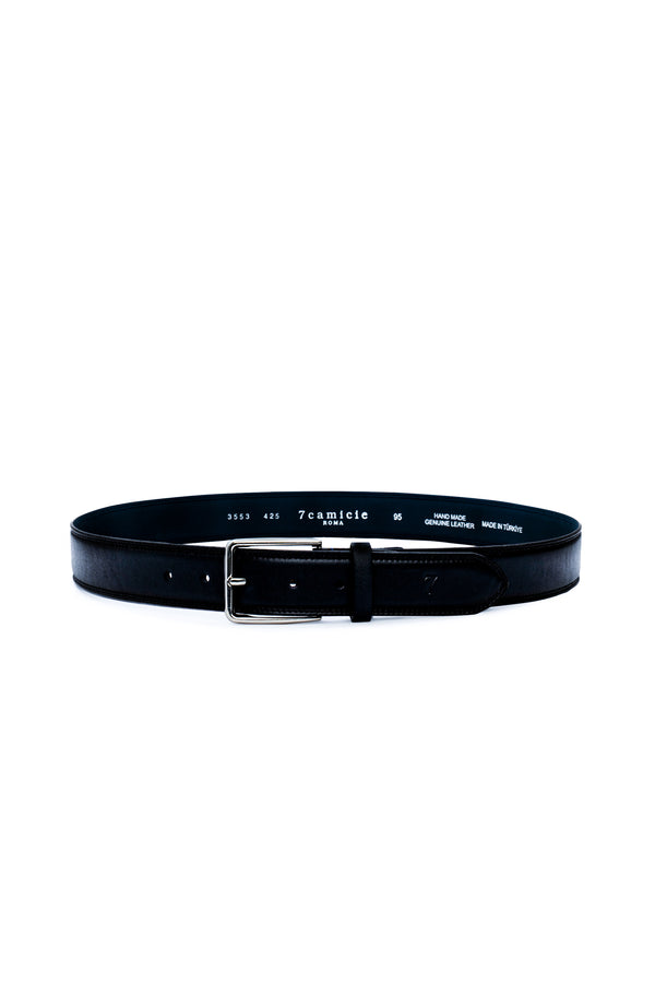 Leather Man Belt Black