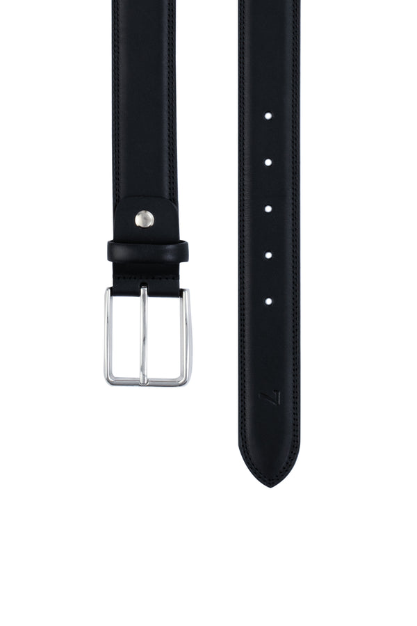 Leather Man Belt Black