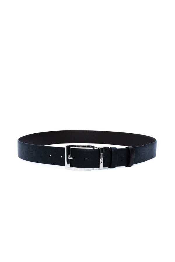Leather Man Belt Brown Plain