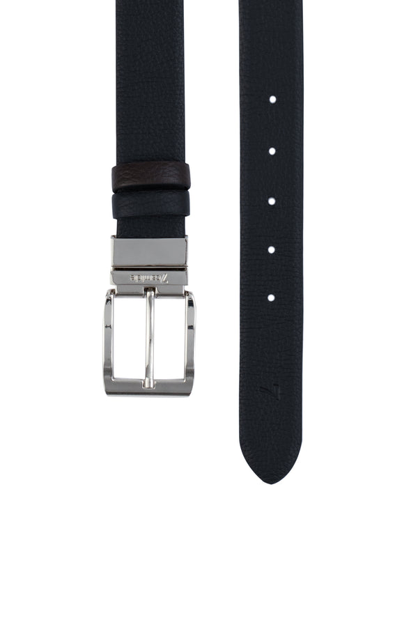 Leather Man Belt Brown Plain