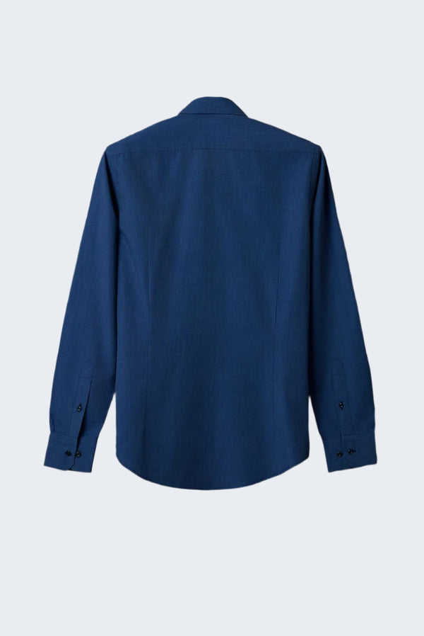 Camisa Hombre Pietro Sport Fil-a-Fil Azul