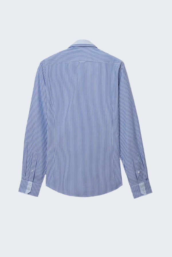 Vesuvio Iconic Armored Man Shirt White Blue