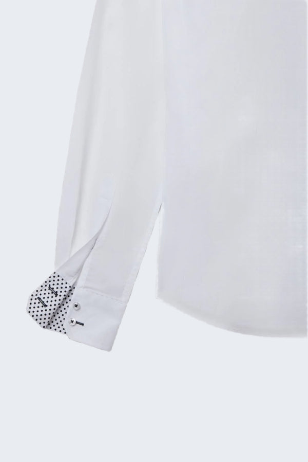 Marco Polo Iconic Herren Hemd Oxford Weiss