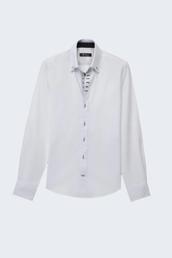 Marco Polo Iconic Herren Hemd Oxford Weiss