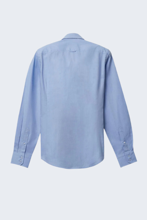 Camicia Uomo Marco Polo Iconic Oxford Celeste