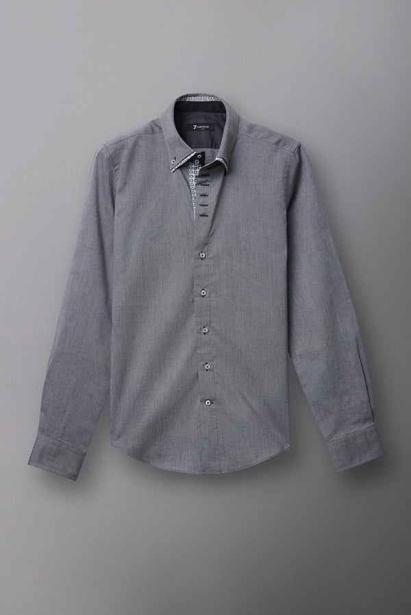 Chemise Homme Marco Polo Iconic Oxford Gris