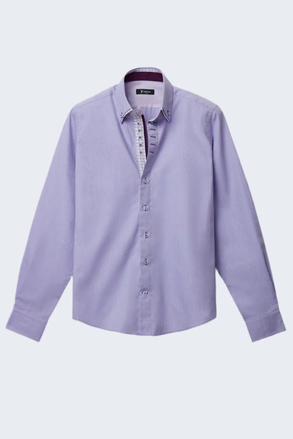 Marco Polo Iconic Oxford Man Shirt Lilac