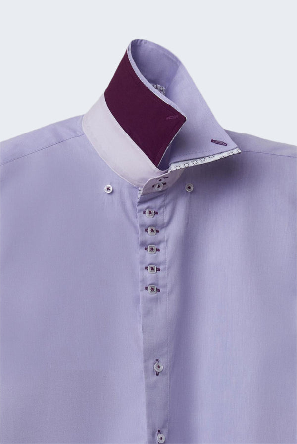 Marco Polo Iconic Oxford Man Shirt Lilac
