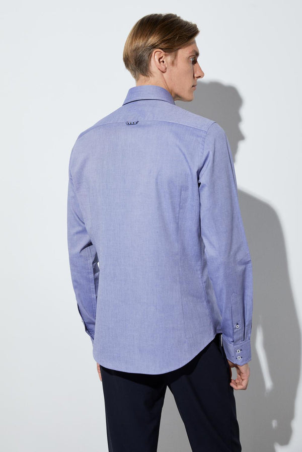 Camicia Uomo Marco Polo Iconic Oxford Blu