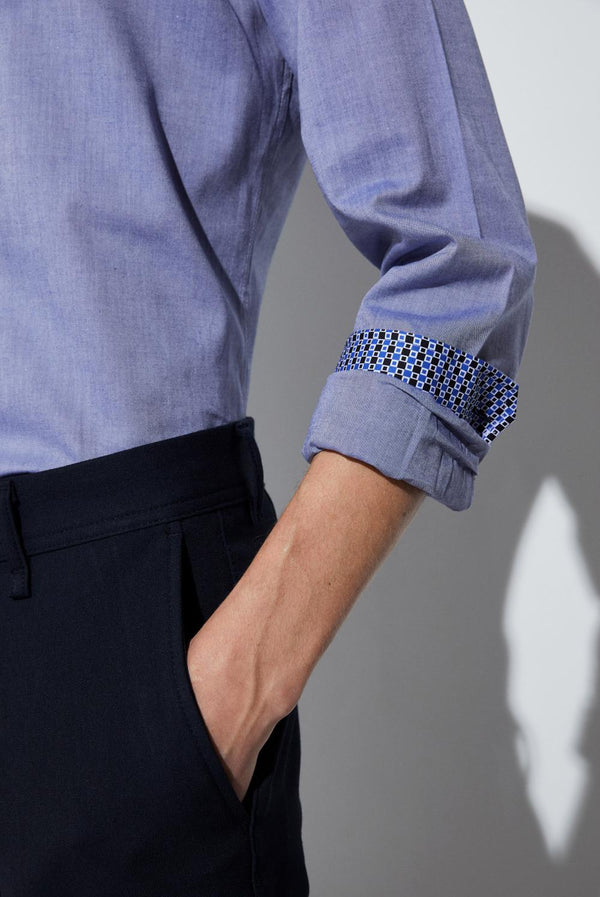 Camicia Uomo Marco Polo Iconic Oxford Blu