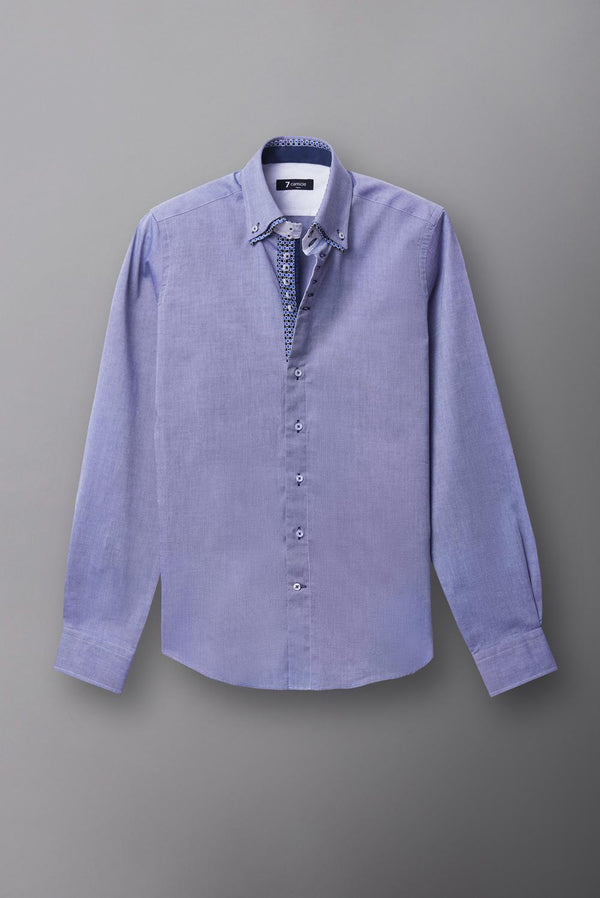 Camicia Uomo Marco Polo Iconic Oxford Blu