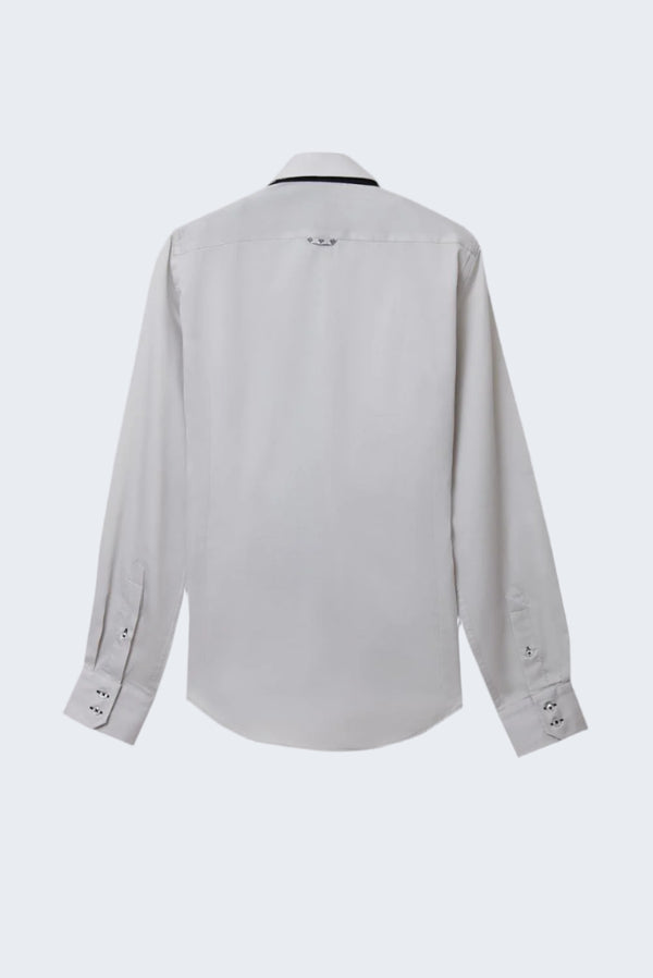 Chemise Homme Marco Polo Iconic Satin Gris