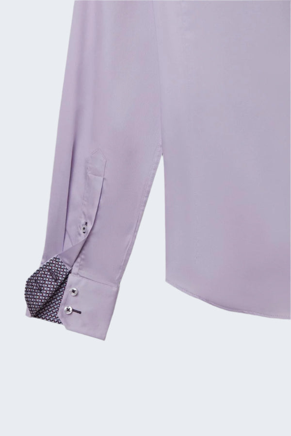 Chemise Homme Marco Polo Iconic Satin Lilas