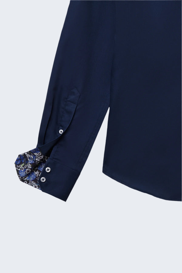 Chemise Homme Marco Polo Iconic Satin Bleu