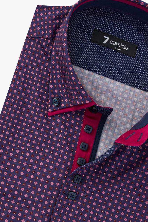 Chemise Homme Marco Polo Iconic Popelin Violet Rouge