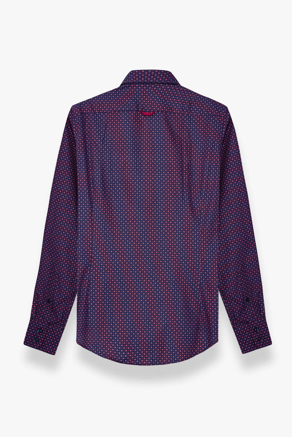Chemise Homme Marco Polo Iconic Popelin Violet Rouge