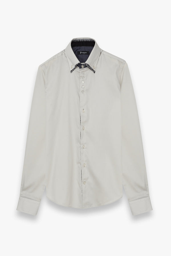 Chemise Homme Marco Polo Iconic Satin Gris