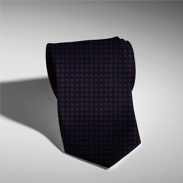 Silk Man Tie Blue Red