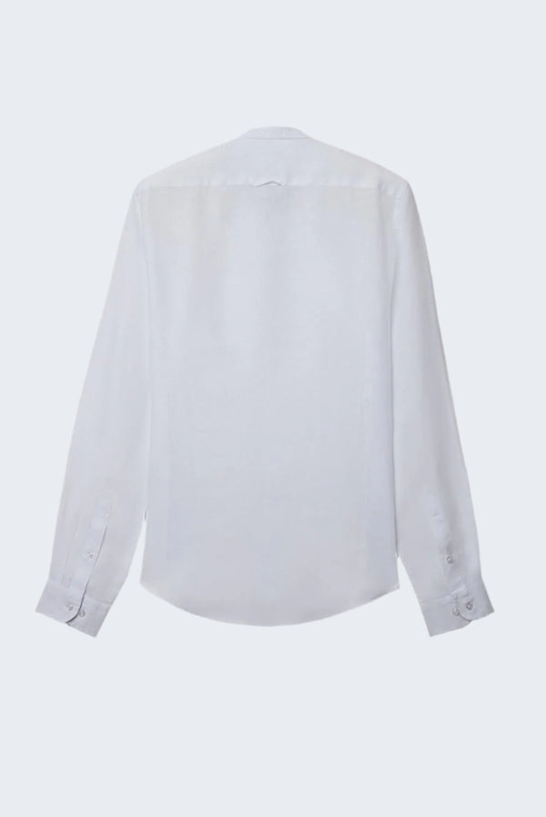 Camisa Hombre Caravaggio Sport Lino Blanco
