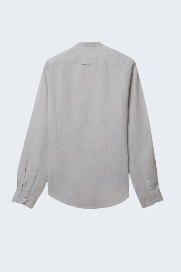 Camisa Hombre Caravaggio Sport Lino Gris