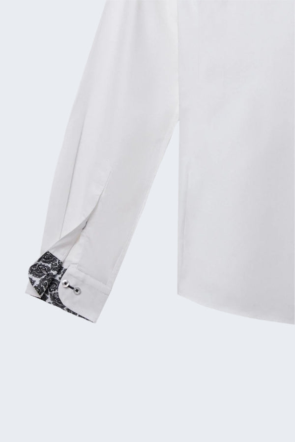 Camisa Hombre Caravaggio Sport Popelin Stretch Blanco