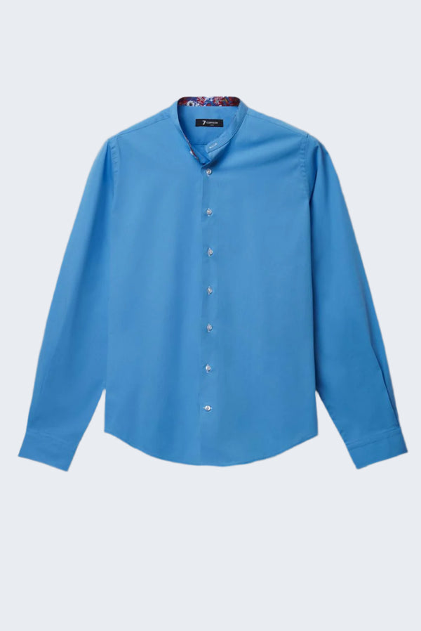 Caravaggio Sport Poplin Stretch Man Shirt Light Blue