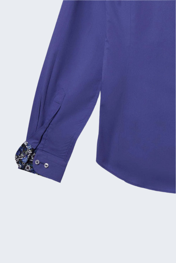 Camicia Uomo Caravaggio Sport Popelin Stretch Celeste