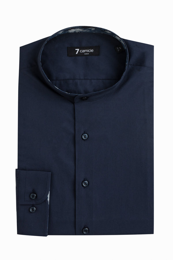 Caravaggio Sport Herren Hemd Poplin Stretch Blau