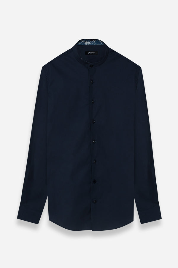 Caravaggio Sport Poplin Stretch Man Shirt Blue