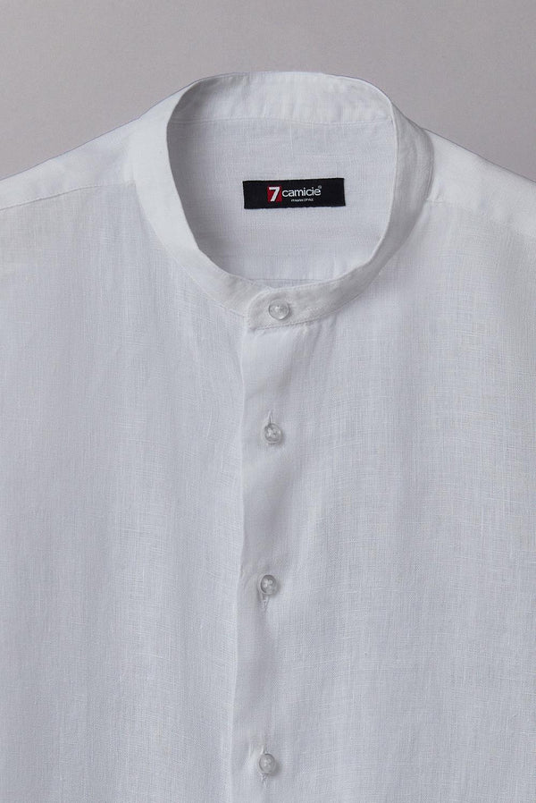 Camisa Hombre Caravaggio Essential Lino Blanco