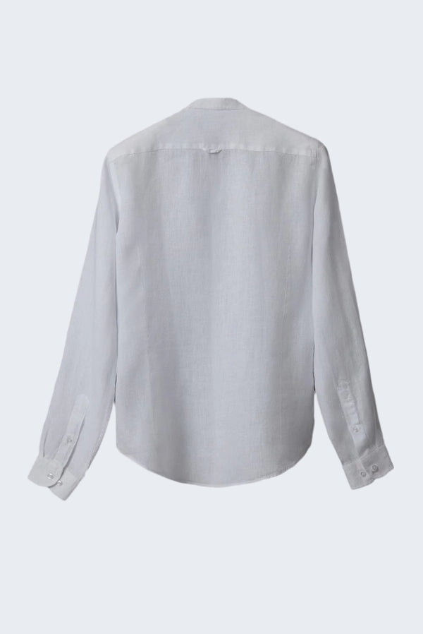 Camicia Uomo Caravaggio Essential Lino Bianco