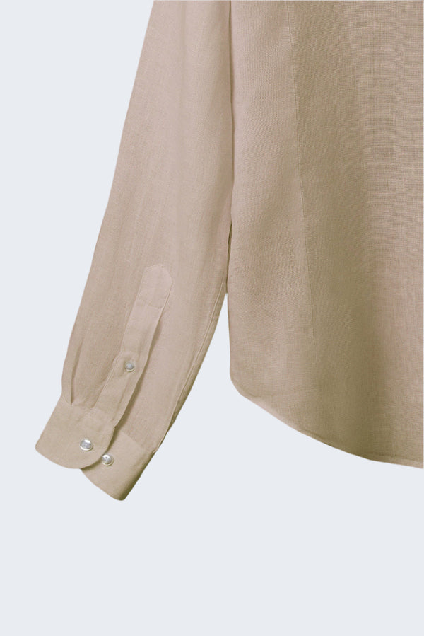 Chemise Homme Caravaggio Essential Lin Beige