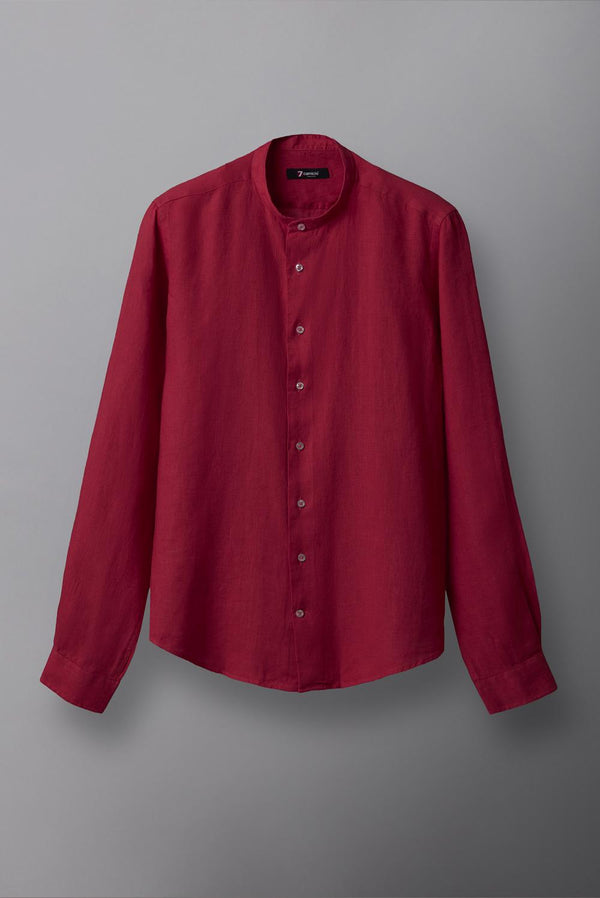 Caravaggio Essential Linen Man Shirt Red