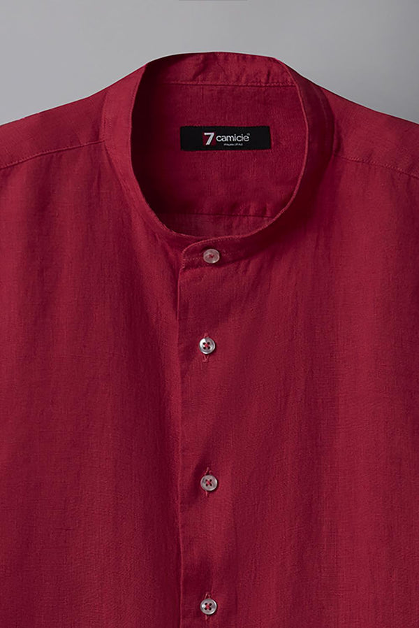 Chemise Homme Caravaggio Lin Rouge