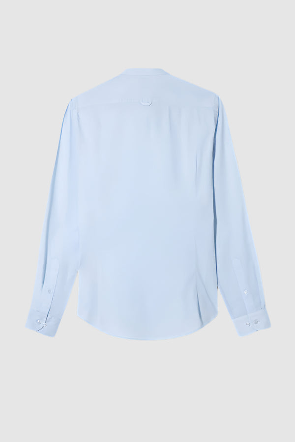 Camicia Uomo Caravaggio Popelin Stretch Celeste