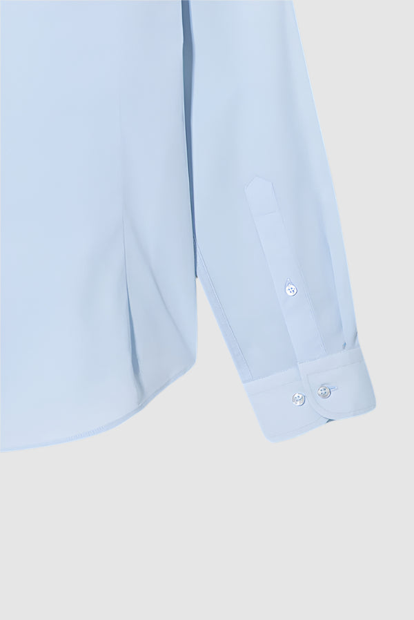 Camicia Uomo Caravaggio Popelin Stretch Celeste