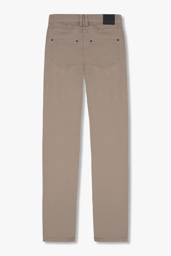 Pantalon Homme Coton extensible Beige