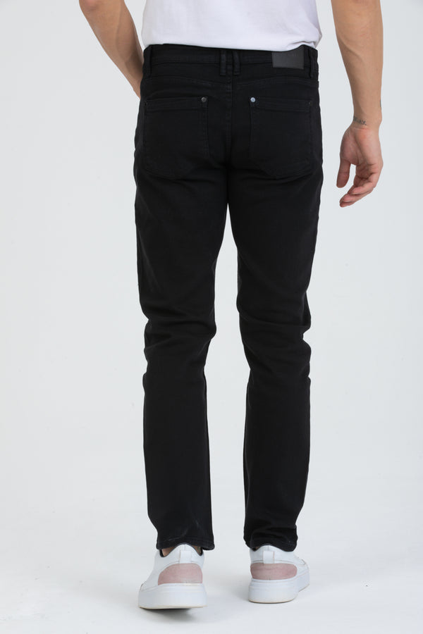 Pantaloni Uomo Cotone elastico Nero