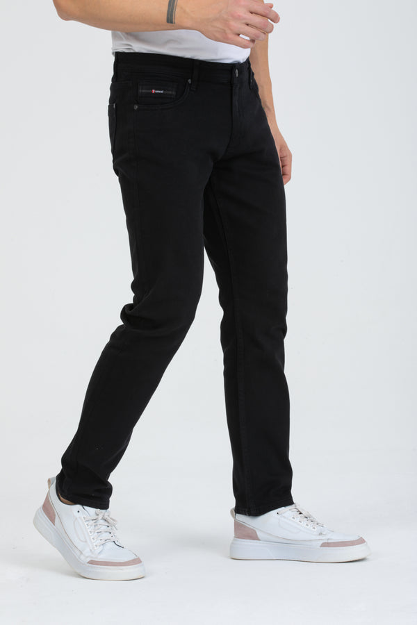 Cotton Stretch Man Pant Black