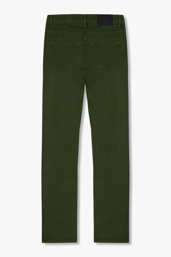 Pantalon Homme Coton extensible Vert