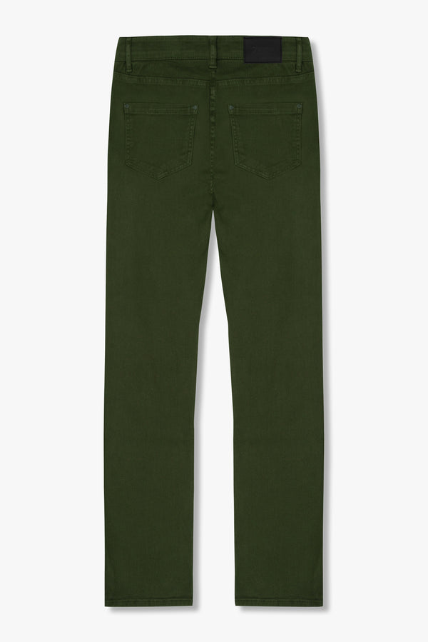 Cotton Stretch Man Pant Green