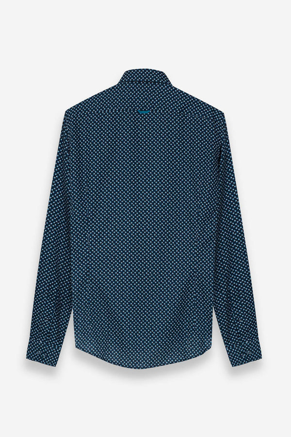 Camicia Uomo Firenze Sport Popelin Blu Celeste