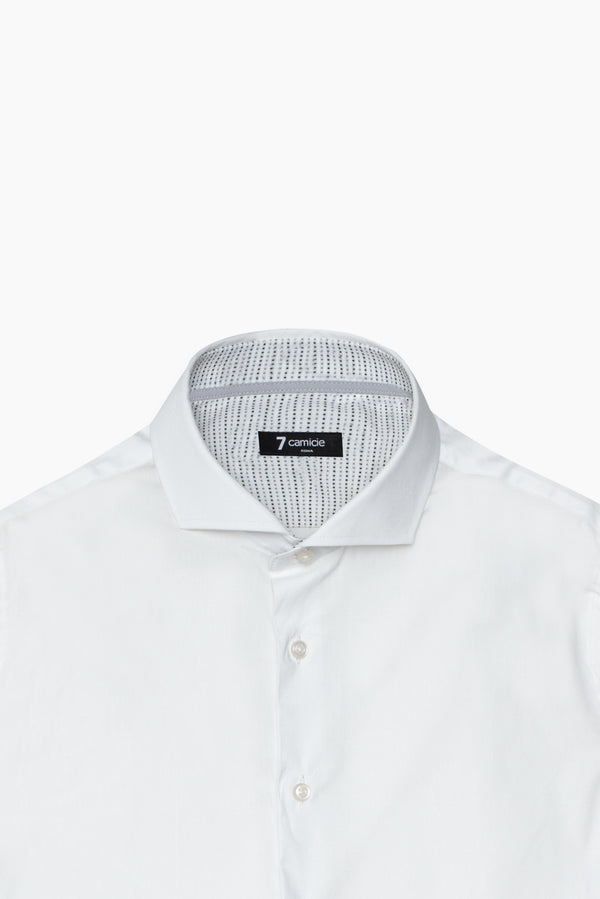 Camicia Uomo Firenze Sport Popelin Stretch Bianco