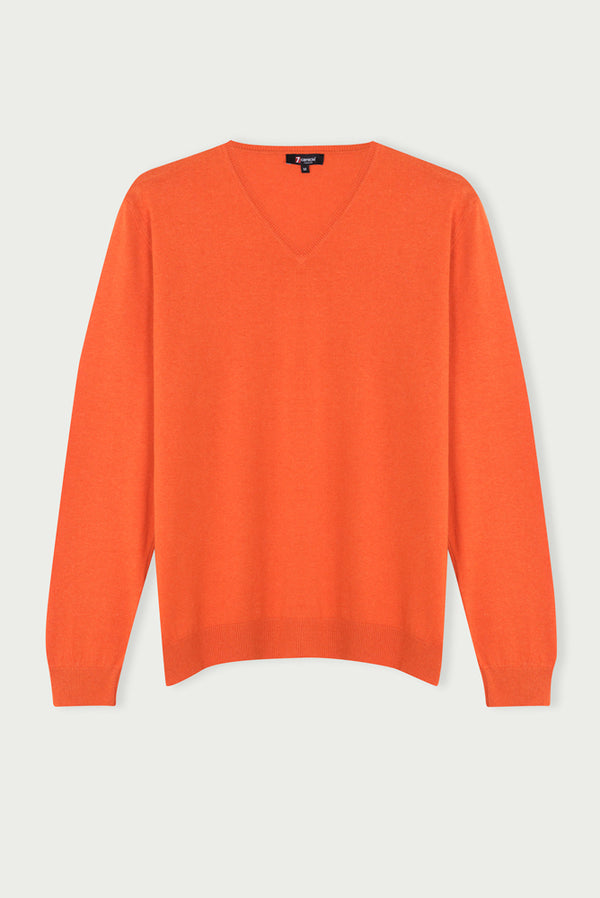 Microfiber Man Sweater Orange