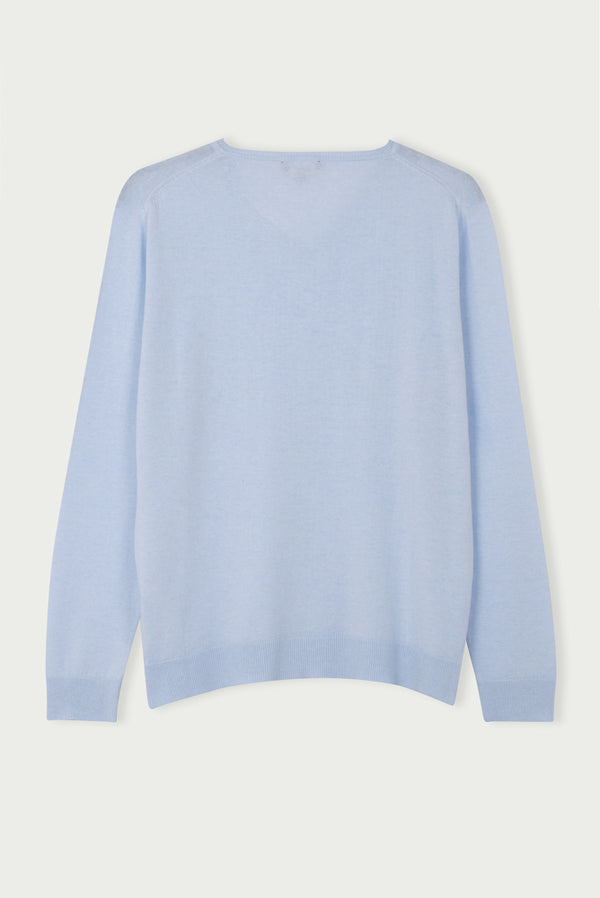 Pull-over Homme Microfibre Bleu clair