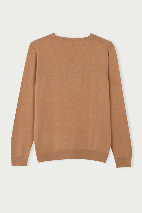 Maglione Uomo Microfibra Marrone