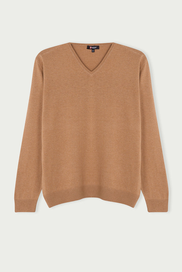 Maglione Uomo Microfibra Marrone