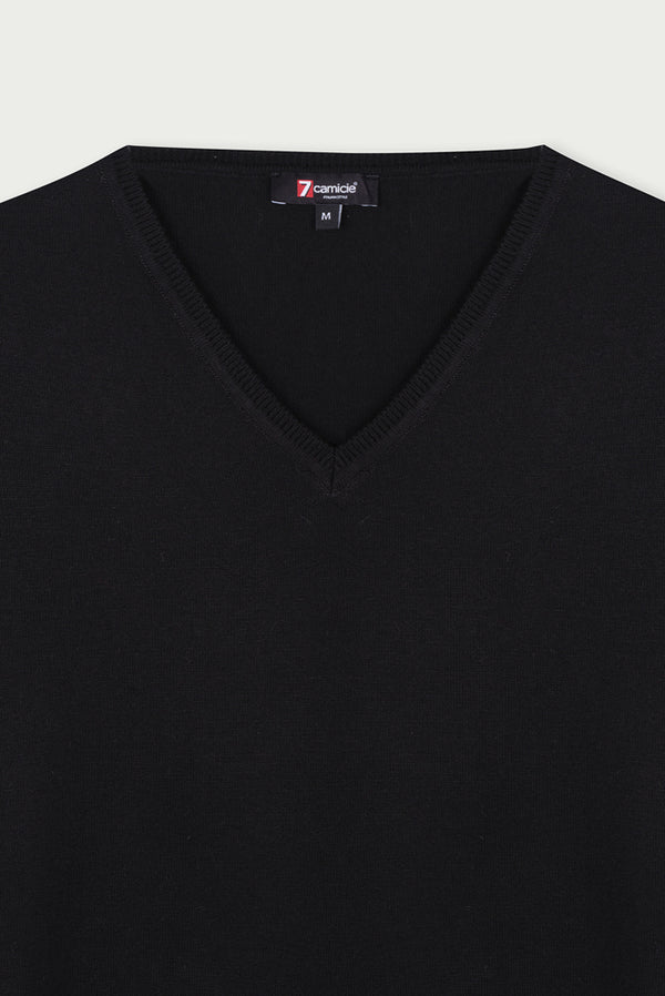 Microfiber Man Sweater Black