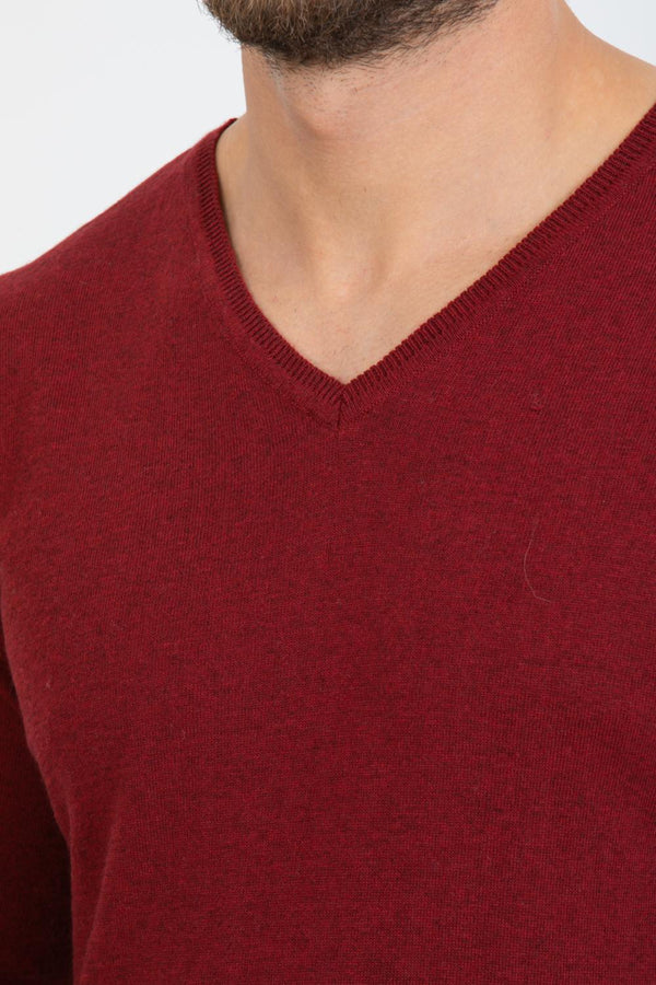 Microfiber Man Sweater Red